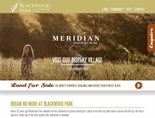 Tablet Screenshot of blackwoodpark.com.au
